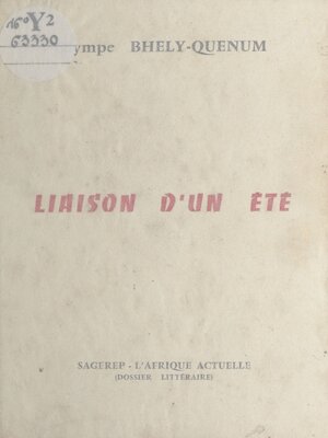 cover image of Liaison d'un été